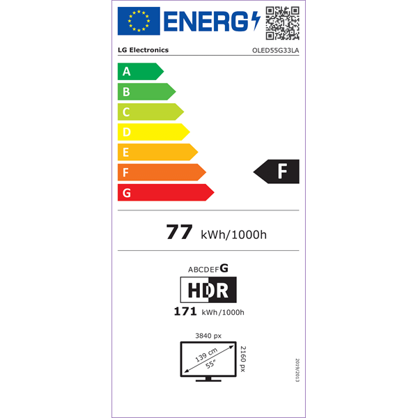 LG 55" OLED55G33LA 4K UHD OLED evo TV