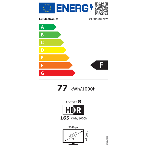 LG 55" OLED55G42LW 4K UHD Smart OLED evo TV