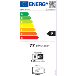 LG 55" OLED55G42LW 4K UHD Smart OLED evo TV