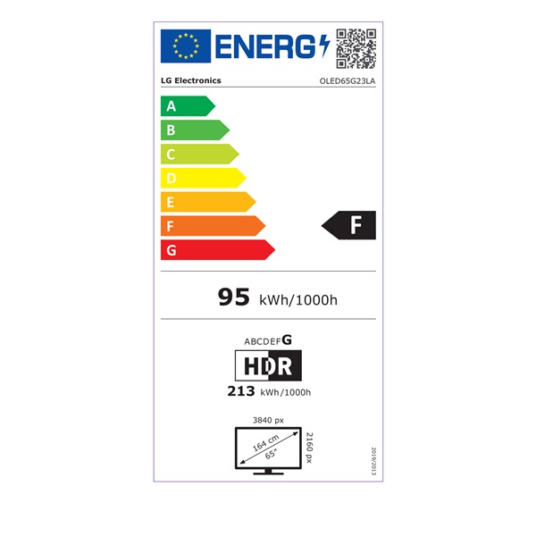 LG 65" OLED65G23LA 4K UHD Smart OLED TV