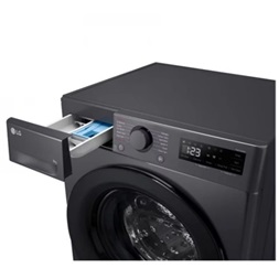 LG F2WR508SBM keskeny sötét inox 8 kg elöltöltős mosógép