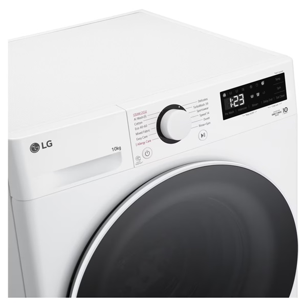 LG F4WR510S0W 10 kg elöltöltős mosógép