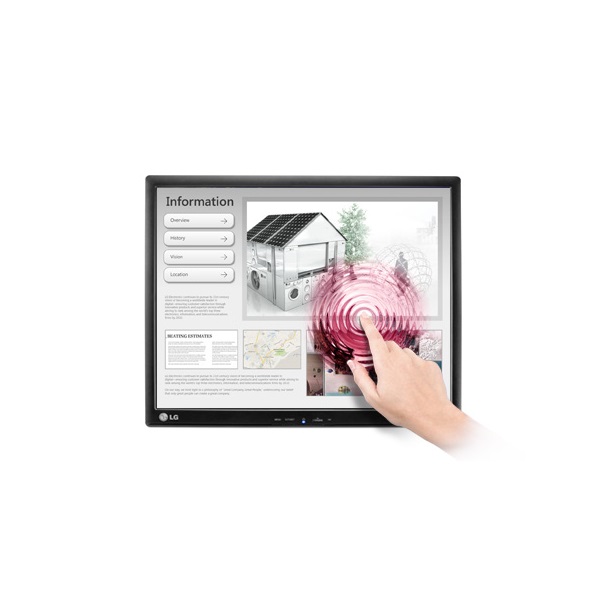 LG 17" 17MB15T-B LCD érintőképernyős monitor
