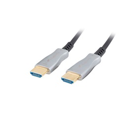 Lanberg 100m aktív optikai HDMI apa-apa fekete AOC kábel