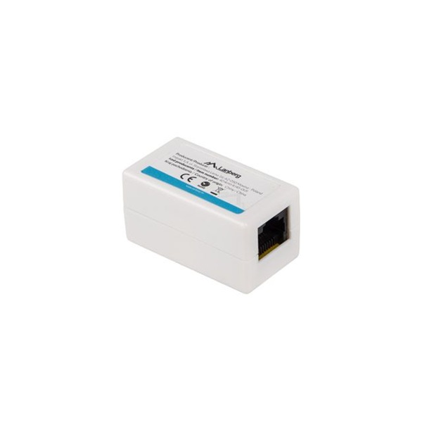 Lanberg AD-RJ45-RJ45-OU5 RJ45-RJ45 Cat5E UTP árnyékolatlan fehér toldó