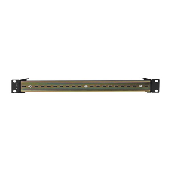 Lanberg AK-1801-B 19" 1U fekete DIN sín panel