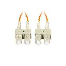 Lanberg FO-SUSU-MD21-0020-OG duplex optikai patch kábel 4xSC/UPC csatlakozóval, 50/125 LSZH OM2, 2m