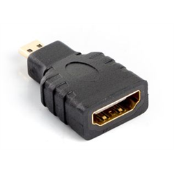 Lanberg HDMI(F) - HDMI MICRO(M) fekete adapter