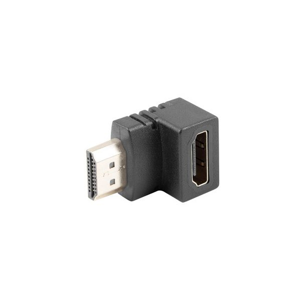 Lanberg HDMI(M) - HDMI(F) fekete adapter