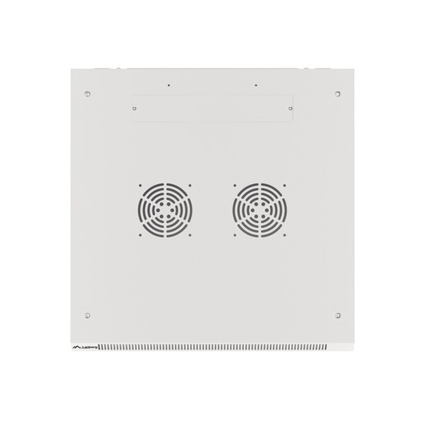 Lanberg WF01-6618-10S 19" 18U SZÉL:600 MÉLY:600 MAG:907 lapraszerelt üvegajtós szürke fali rack szekrény