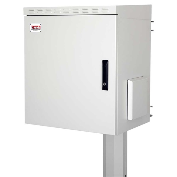 Lande LN-SBO-IP5522U6045-LG SAFEbox 19" 22U 600x450 kültéri szürke fali rack szekrény