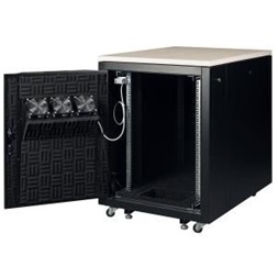 Lande LN-SP-17U7511-M-BL 19" 17U 750x1130 hangszigetelt irodai álló rack szekrény