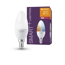 Ledvance Smart+ 6W E14 állítható színhőmérsékletű gyertya LED fényforrás