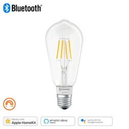 Ledvance Smart+ BT FIL edison fényforrás,DIM,6W 2700K E27 okostelefonnal,alkalmazással vezérelhető intelligens fényf.