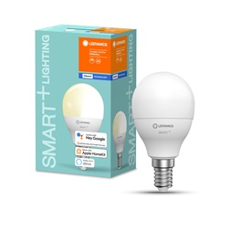 Ledvance Smart+ Bluetooth vezérlésű 5W 2700K E14, kisgömb alakú LED fényforrás