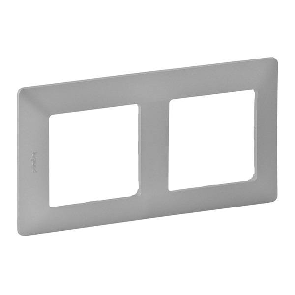 Legrand 754132 Valena Life aluminium 2-es keret