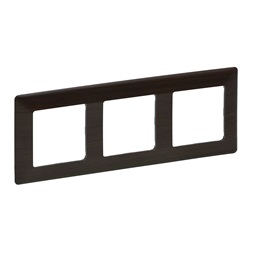 Legrand 754173 Valena Life wenge dekor 3-as keret