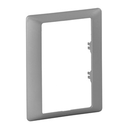 Legrand 754241 Valena Life aluminium 1-es keret 2x2P+F csatlakozóaljzathoz