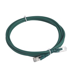 Legrand Cat6A (S/FTP) zöld 2 méter LCS3 árnyékolt patch kábel