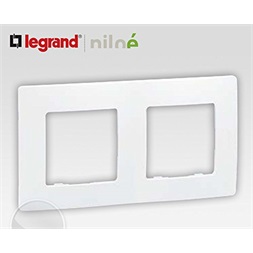 Legrand 665002 Niloé fehér 2-es keret