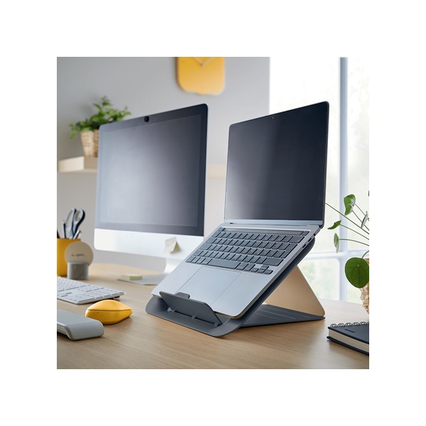 Leitz COSY Ergo 13"-17" bársony szürke laptop állvány