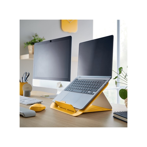 Leitz COSY Ergo 13"-17" meleg sárga laptop állvány