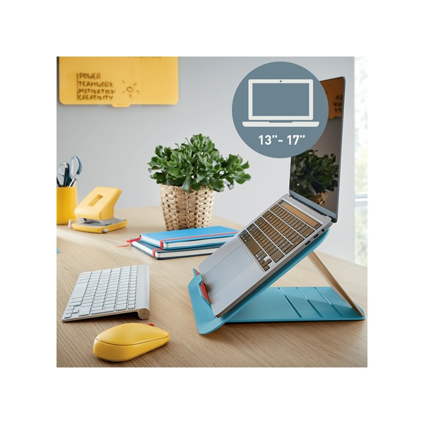 Leitz COSY Ergo 13"-17" nyugodt kék laptop állvány