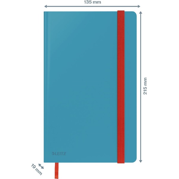Leitz COSY Soft touch A5 nyugodt kék kockás jegyzetfüzet