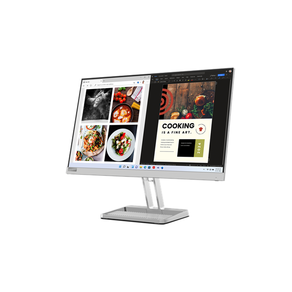 Lenovo 23,8" L24i-40 FHD IPS 100Hz VGA/HDMI szürke LED monitor