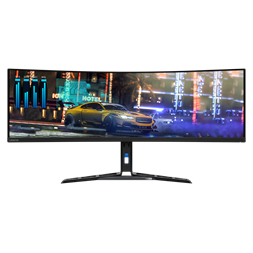 Lenovo 44,5" Legion R45w-30 DQHD VA 165Hz HDMI/USB/USB-C/DP/RJ45 ívelt gamer monitor