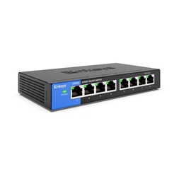 Linksys SMB LGS108 8port 10/100/1000Mbps LAN nem menedzselhető asztali Switch