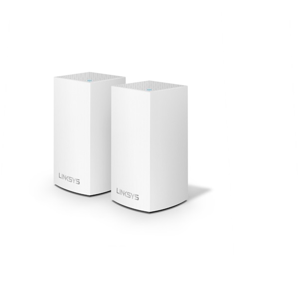 Linksys WHW0102 Velop AC1300 2-Pack fehér Dual-Band Moduláris Vezeték nélküli Mesh rendszer