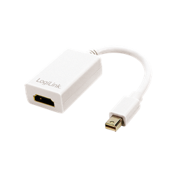 LogiLink CV0036A fehér mini DisplayPort apa > HDMI anya