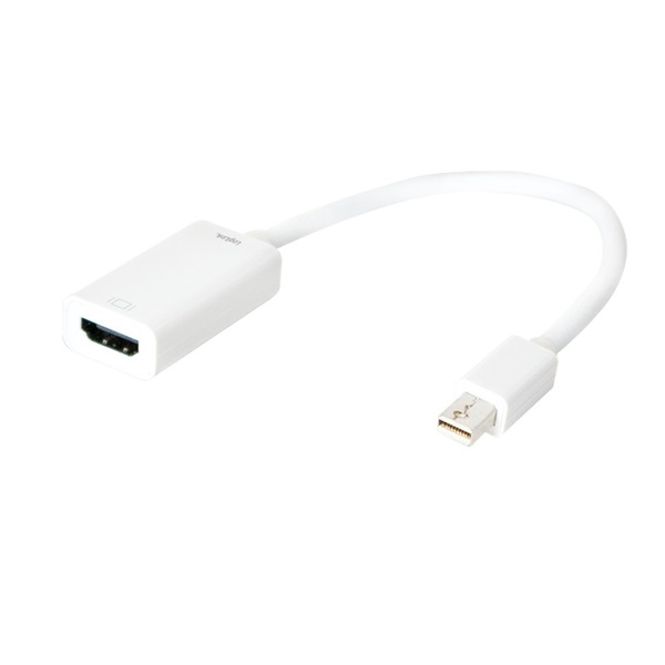 LogiLink CV0036B fehér mini DisplayPort apa > HDMI anya