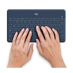 Logitech 920-010177 Keys-To-Go Apple kék vezeték nélküli billentyűzet