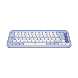 Logitech 920-013074 Pop Icon Keys US vezeték nélküli lila/piszkosfehér billentyűzet