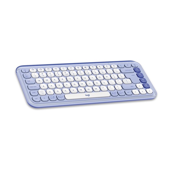 Logitech 920-013074 Pop Icon Keys US vezeték nélküli lila/piszkosfehér billentyűzet