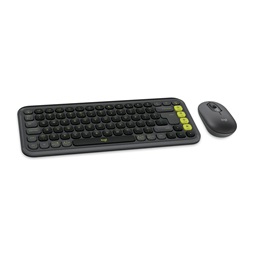 Logitech 920-013140 POP Icon Combo US vezeték nélküli grafitszürke/zöld billentyűzet és egér