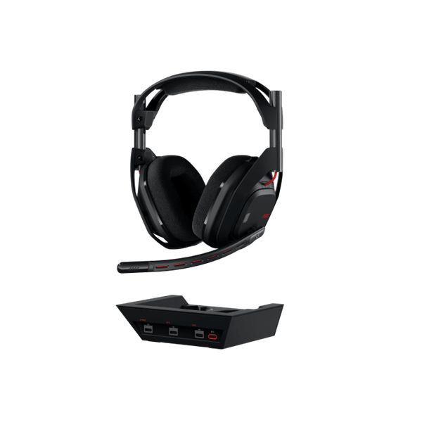 Logitech A50 Gen 5 vezeték nélküli fekete headset + bázisállomás