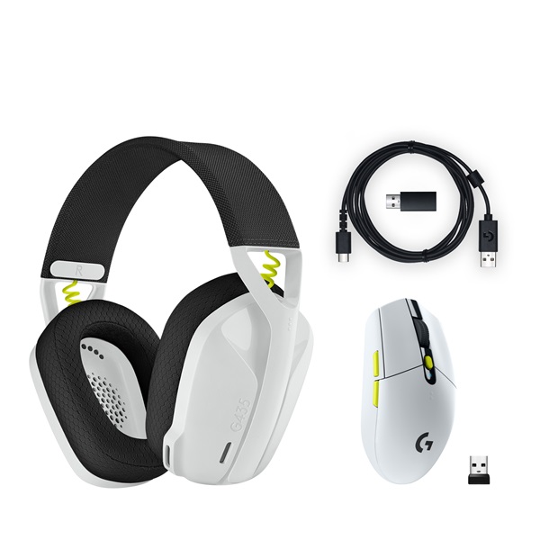 Logitech G435 Lightspeed Wireless gamer headset + G305 Lightspeed vezeték nélküli gamer egér