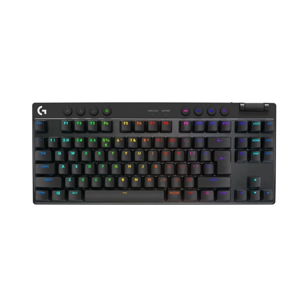 Logitech G PRO X TKL LIGHTSPEED UK vezeték nélküli RGB fekete gamer billentyűzet