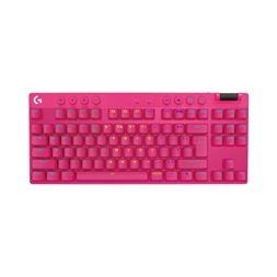 Logitech G PRO X TKL LIGHTSPEED UK vezeték nélküli RGB magenta gamer billentyűzet