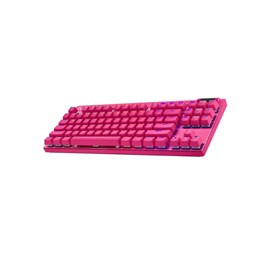 Logitech G PRO X TKL LIGHTSPEED UK vezeték nélküli RGB magenta gamer billentyűzet