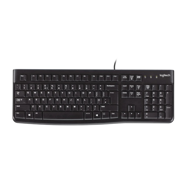 Logitech K120 HUN USB fekete billentyűzet