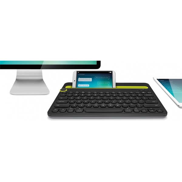 Logitech K480 Multi-device fekete Bluetooth US billentyűzet