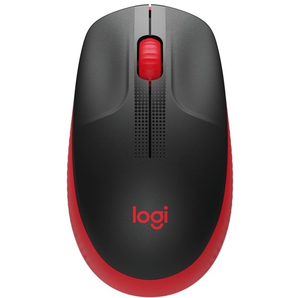 Logitech M190 piros vezeték nélküli egér