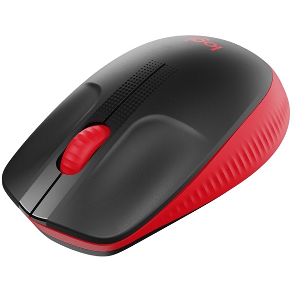 Logitech M190 piros vezeték nélküli egér