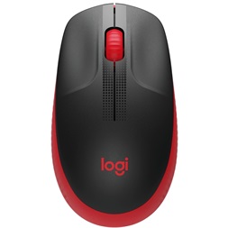 Logitech M190 piros vezeték nélküli egér