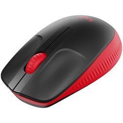 Logitech M190 piros vezeték nélküli egér