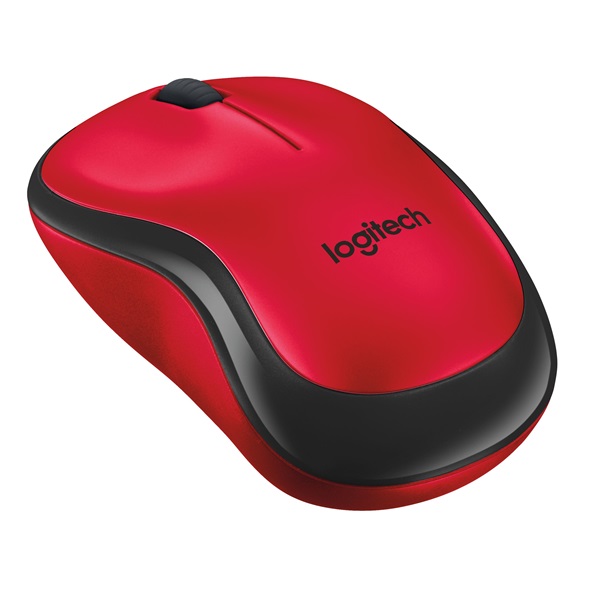 Logitech M220 Silent vezeték nélküli piros egér